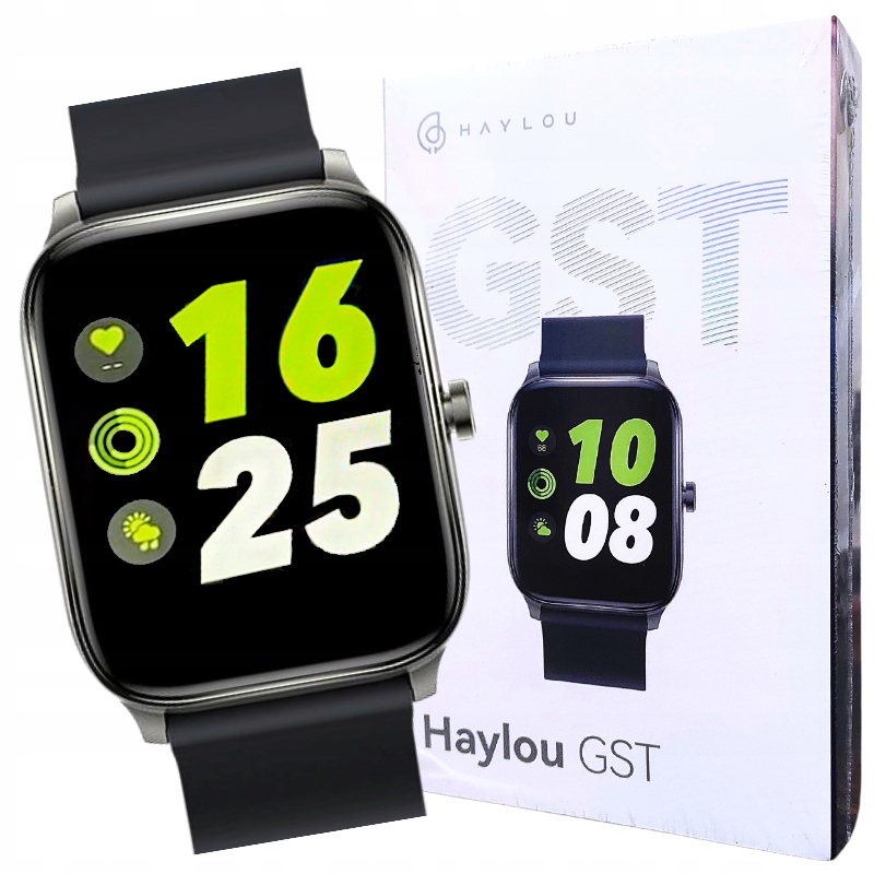 

Smartwatch Haylou Gst czarny SpO2 Pulsoksymetr