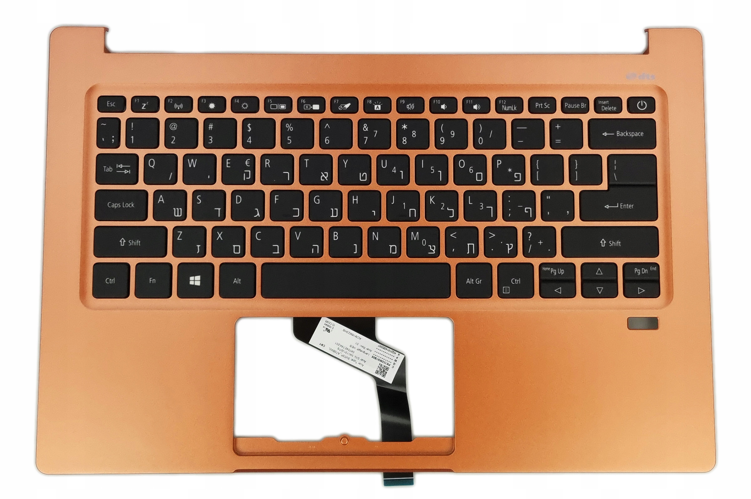 Nová Krytka Klávesnice Pre Notebook Acer Swift SF314-42 SF314-59 Hebrejská