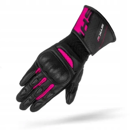 Dámske dlhé kožené motocyklové rukavice Shima Stx 2.0 Lady Pink L