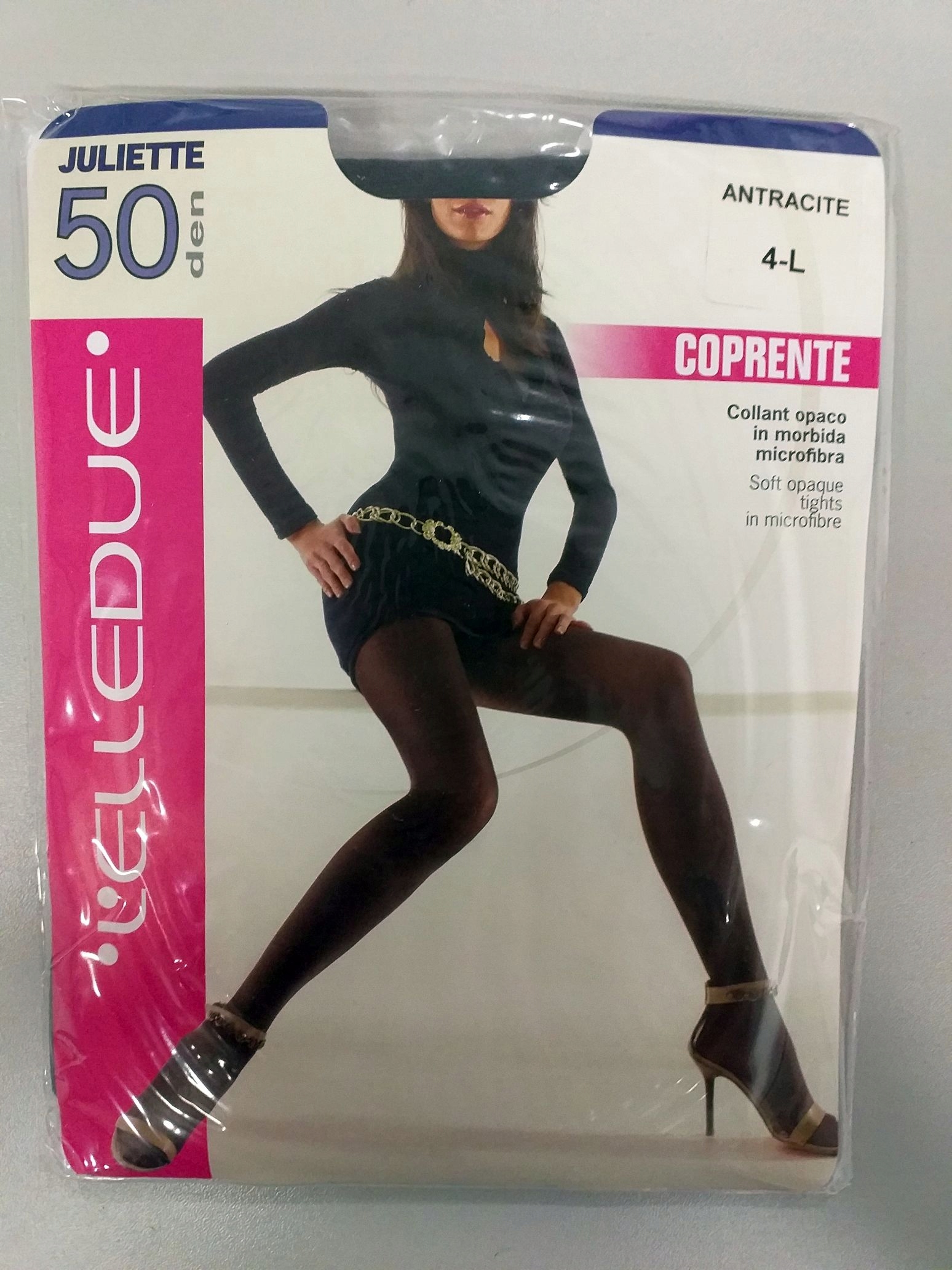 

Elledue Juliette 50 Rajstopy biodrówki Antracite 4