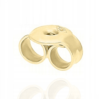 Zlaté Náušnicové Zapínání Tyčinka Beránek Zarážky PR.585 1 Ks.