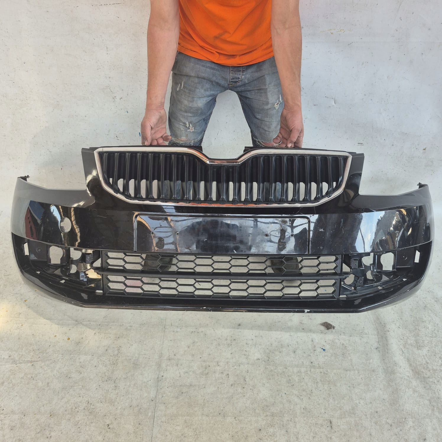 SKODA OCTAVIA III 3 12-16 bumper front front