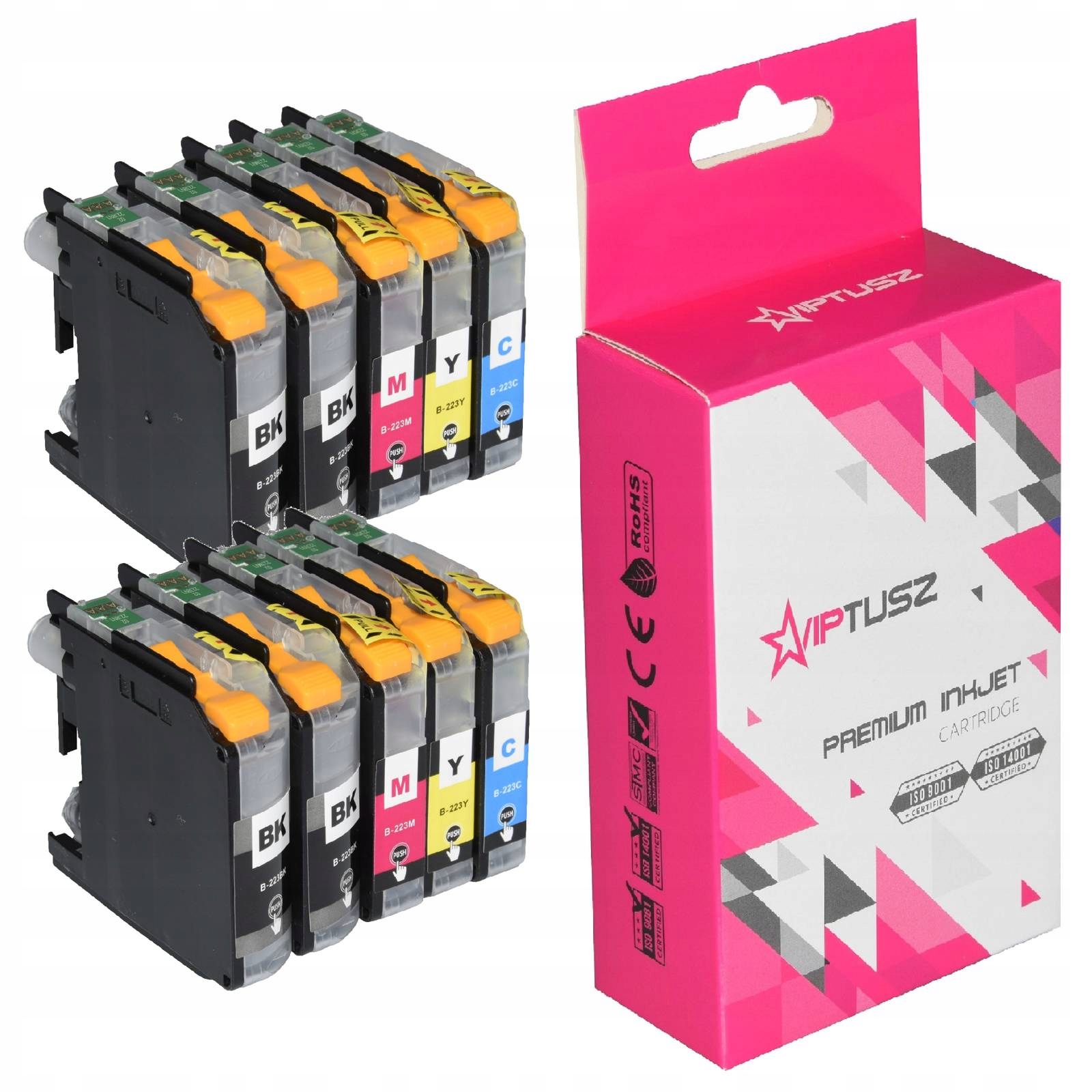 10 x Inkoust Pro Brother LC223 DCP-J4120DW DCP-J562DW