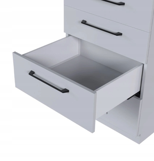 System Szuflad Rejs Ultra Box L500 H199 Bardzo Wysoka Biała Domyk Wysuw