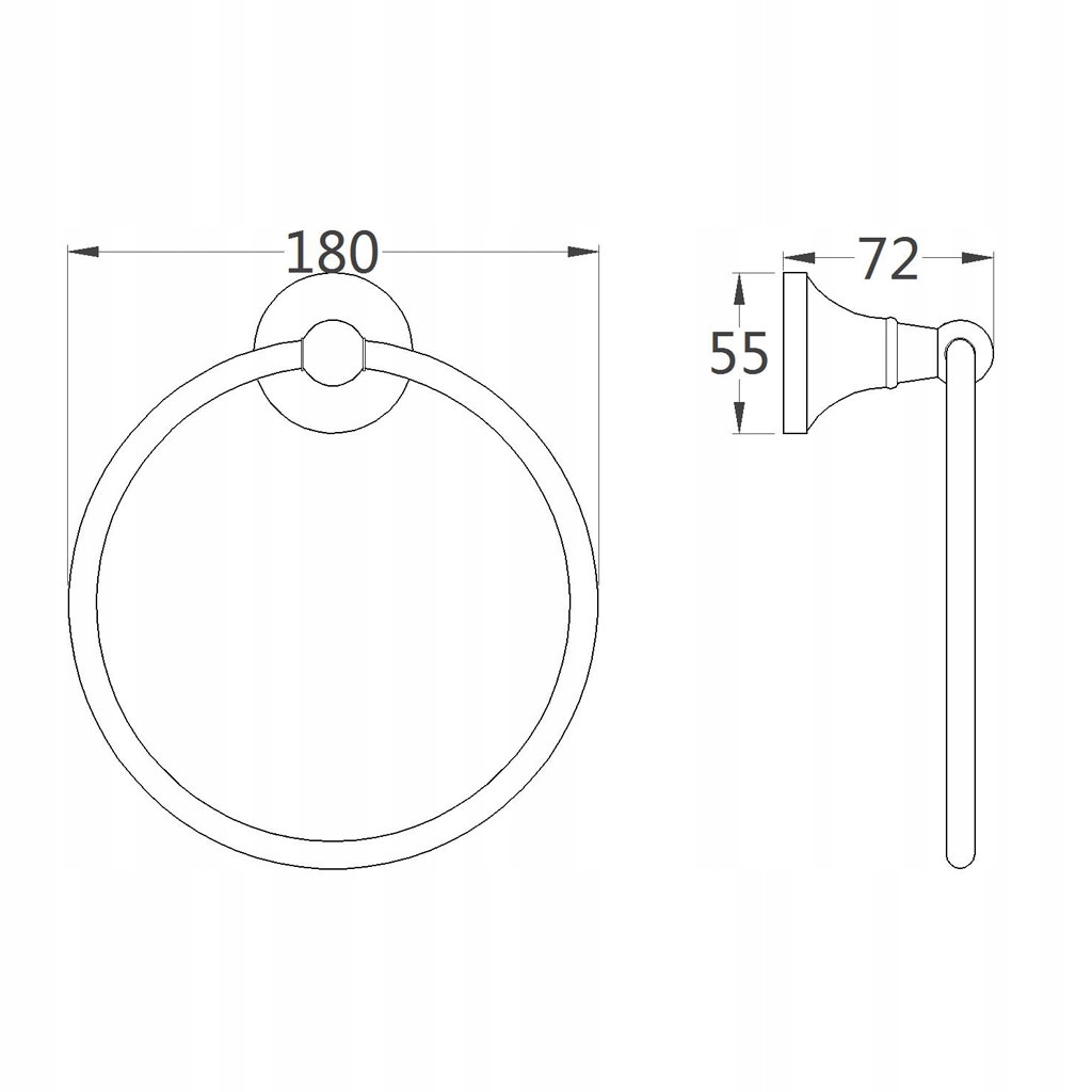 Naścienny Kod producenta Homtak-60005425