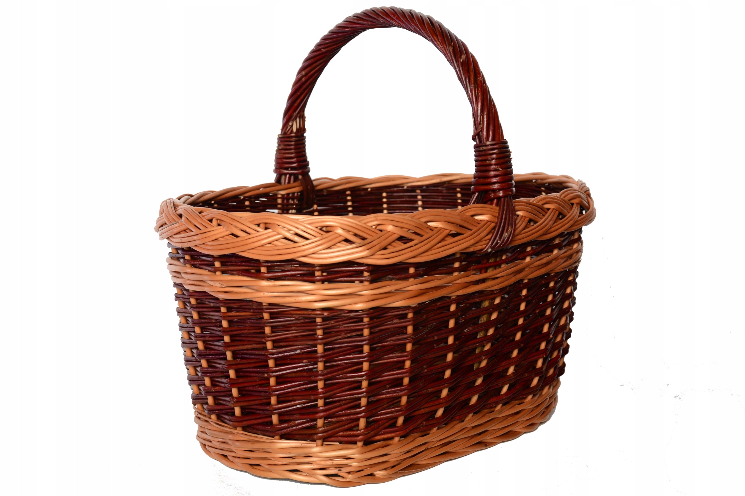 Koszyk Wiklinowy Bardzo Duży Polski Naturalny