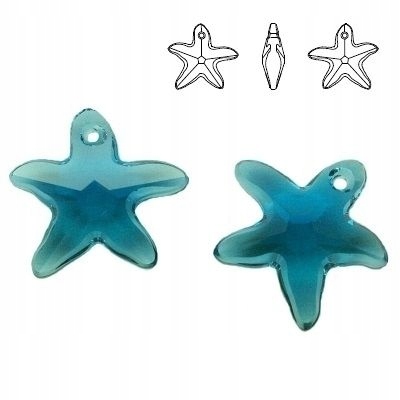 6721 MM 16 Swarovski Starfish Indicolite