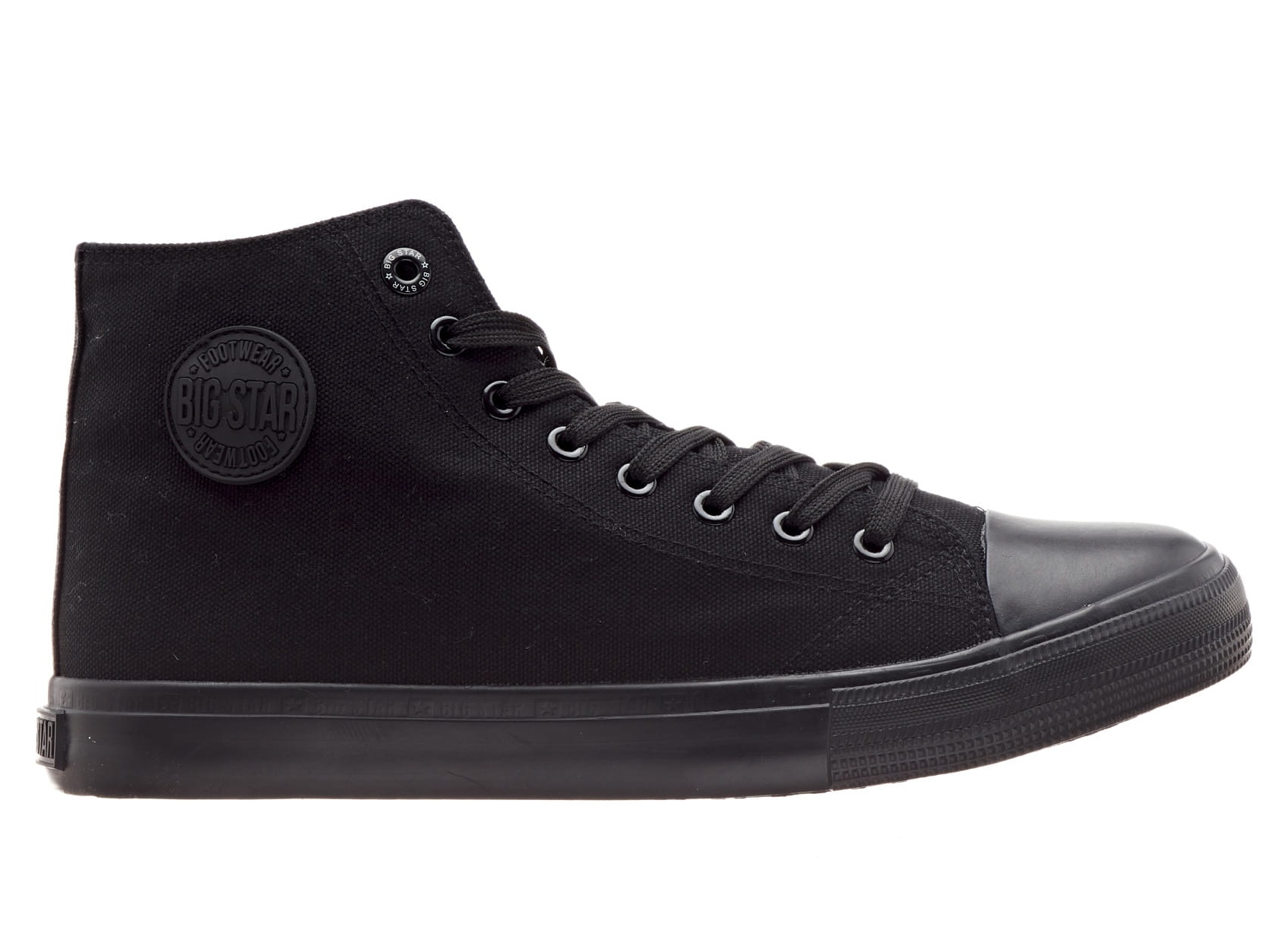 Boty Tenisky nad kotník pánské tenisky Big Star FF174550 černé vysoké 42