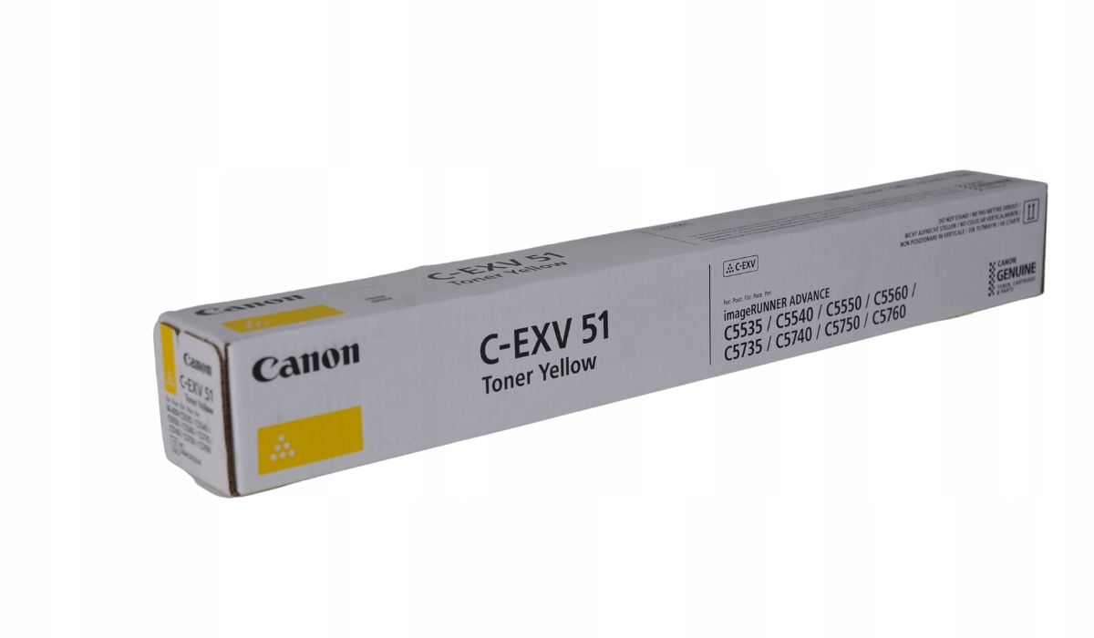 Toner Canon C-exv 51 0484C002 60 tisíc žltý Originál C5560i C5550i C5540i