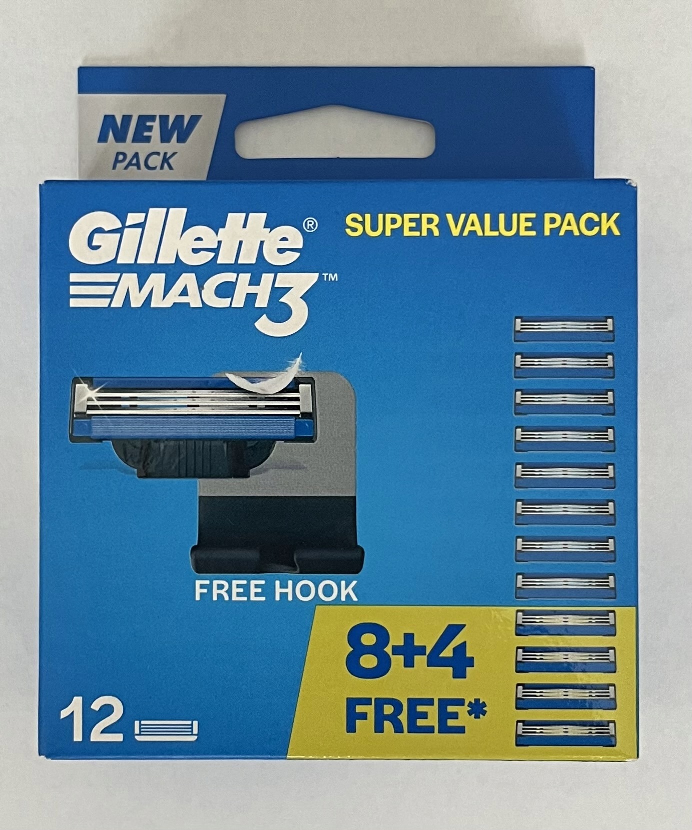 Náplně do strojků Gillette Mach3 12 ks