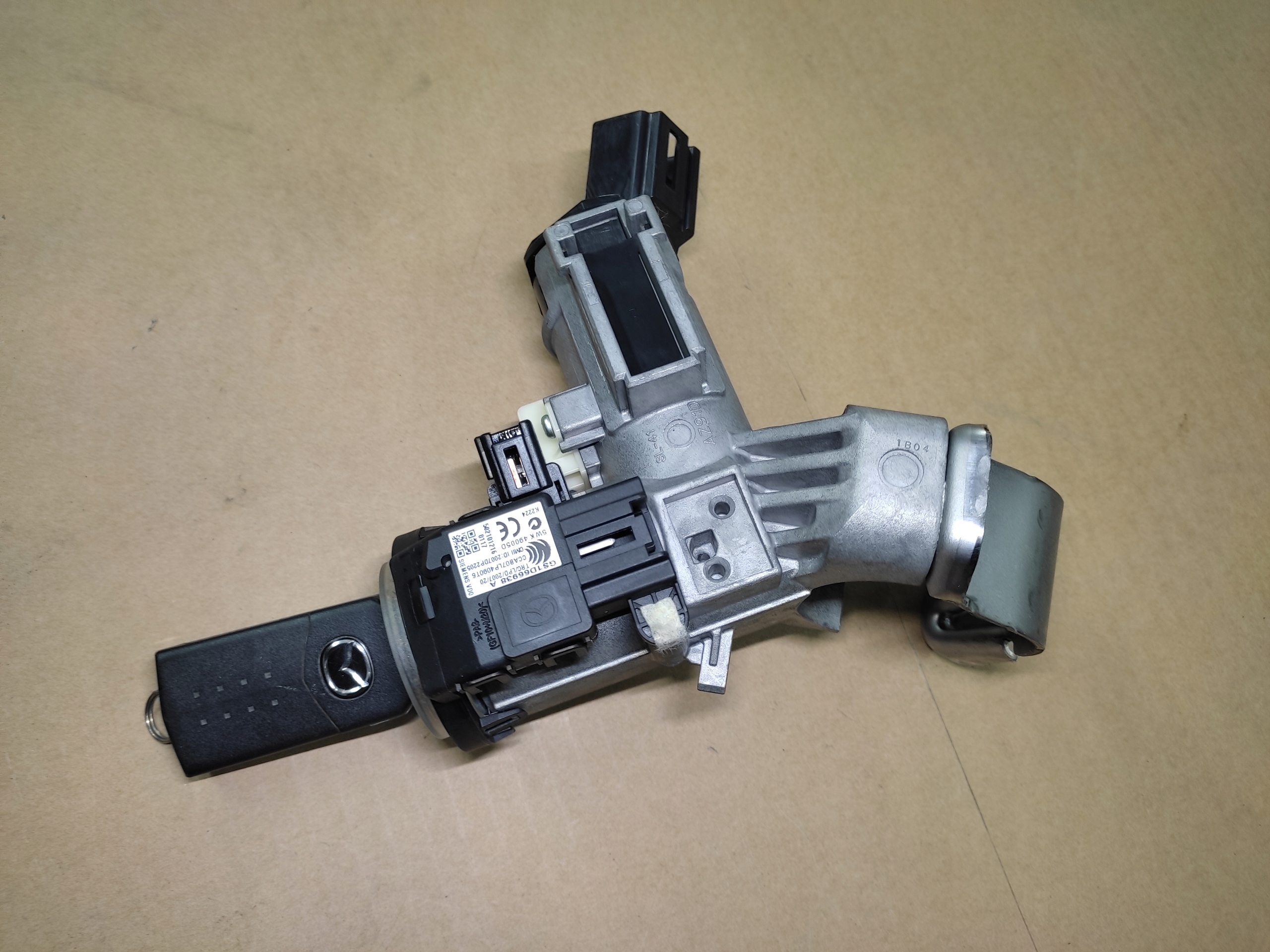 MAZDA 6 GH КЛЮЧ ЗАЖИГАНИЯ GS1D66938