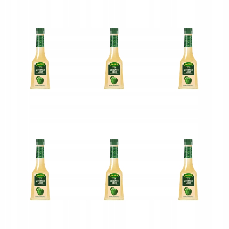 Kamis Jablečný ocet 250 ml přírodní na saláty a pokrmy X6