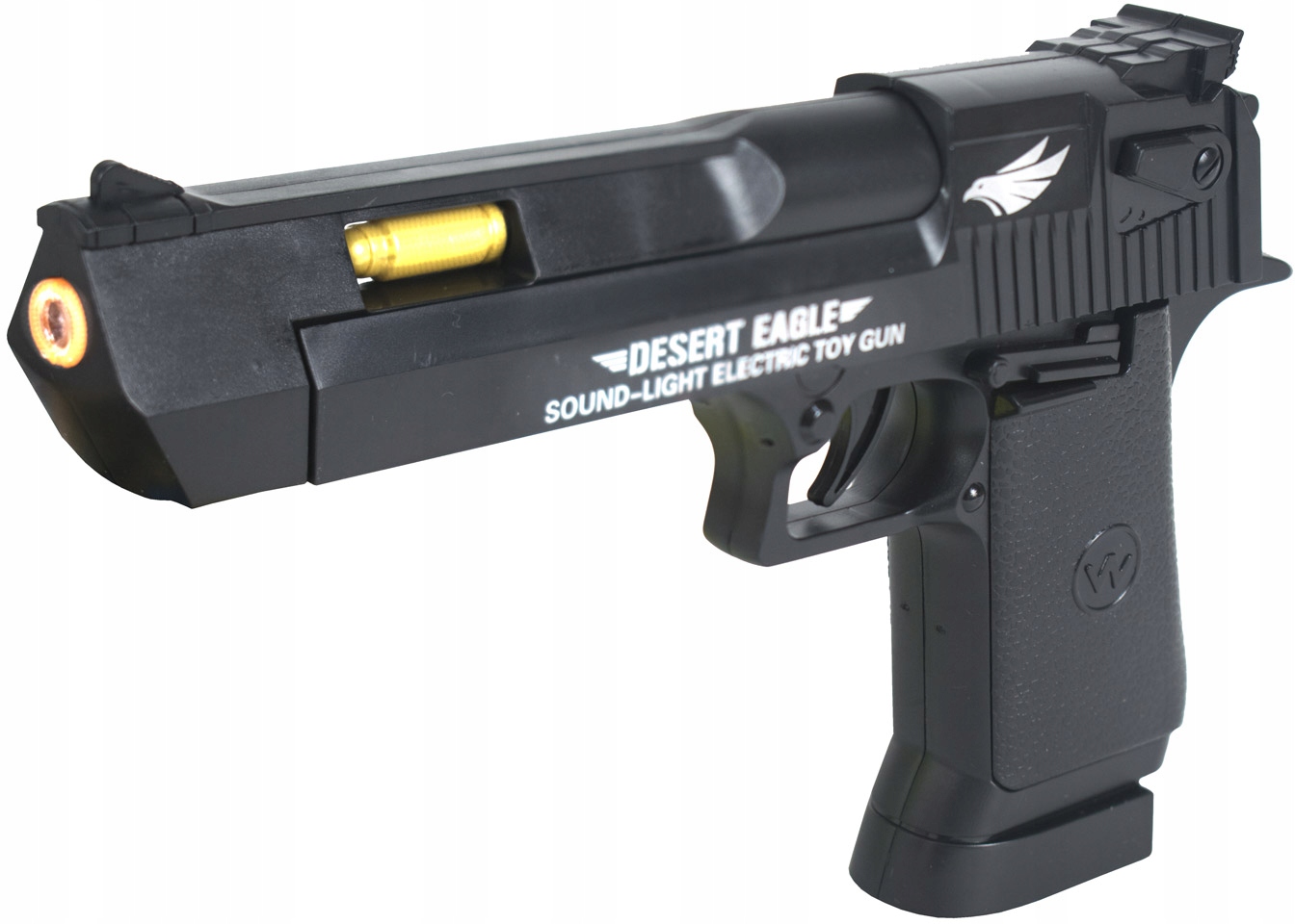 PISTOLET NA BATERIE EMITUJĄCY TARCZĘ ŚWIATŁO