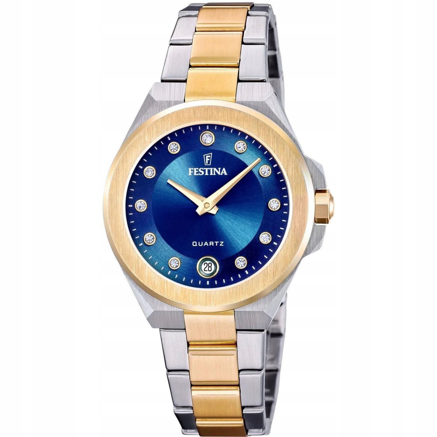 Dámské hodinky Festina F20702-3, Zirkony stříbro