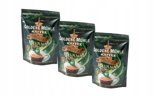 3x Káva rozpustná káva Goldene Muhle Kaffee Havana 200 g