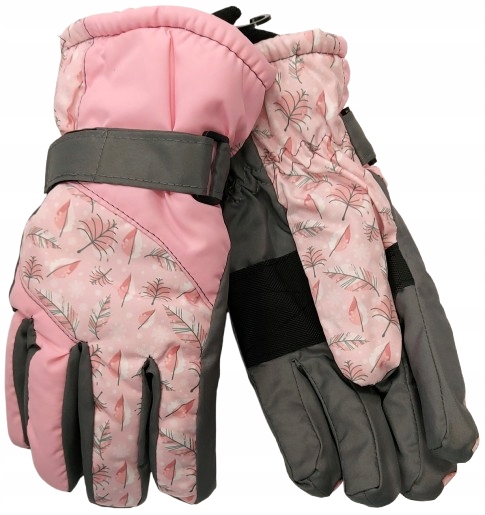 SALE! RĘKAWICZKI DZIECIĘCE NARCIARSKIE NIEPRZEMAKALNE PIĘCIOPALCZASTE R 18