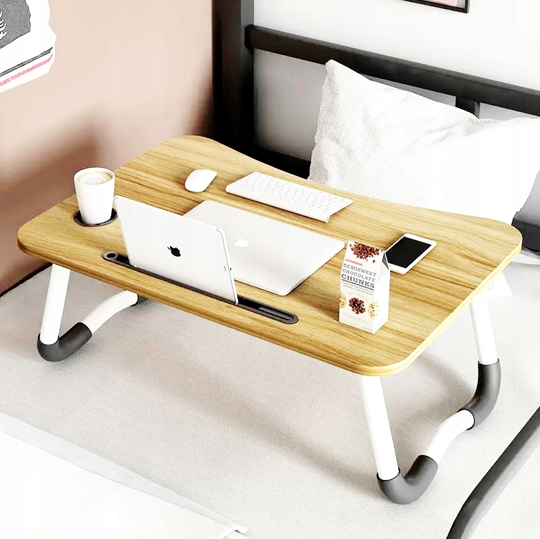 STOLIK DO ŁÓŻKA dla Chorego KUBEK PODSTAWKA LAPTOP Kod producenta CEO451