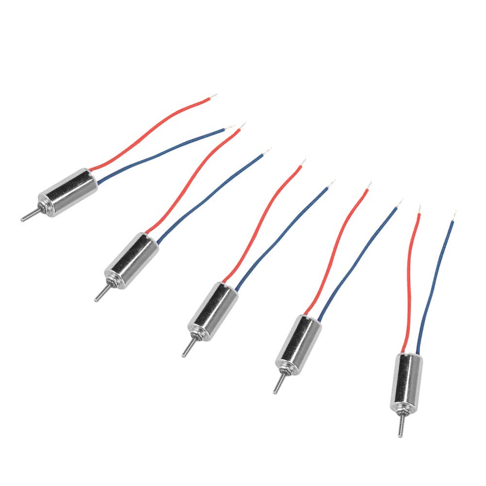 Bezjádrový Motor DC 4,5V 32250 Rpm Mikro 4X8 MM, Sada 5 Ks