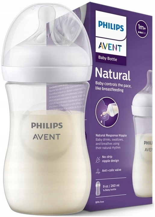 AVENT BUTELKA ANTYKOLKOWA NATURAL RESPONSE 260ml