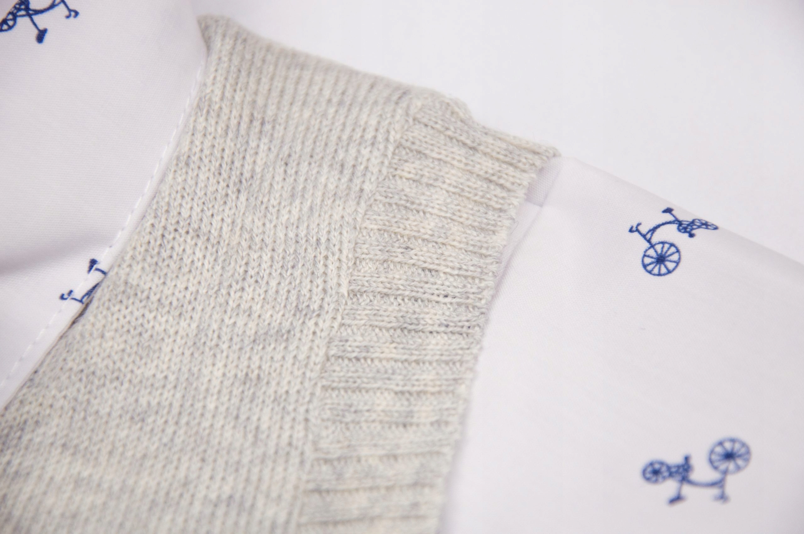 KOMPLET WIZYTOWY dla chłopca CHRZEST 4 cz. 68 Fason regular