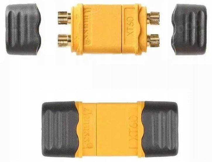 Złącze wysokoprądowe 60A XT60, 2x kpl: wtyki gniazda osłony XT60 M+F OSŁ X2