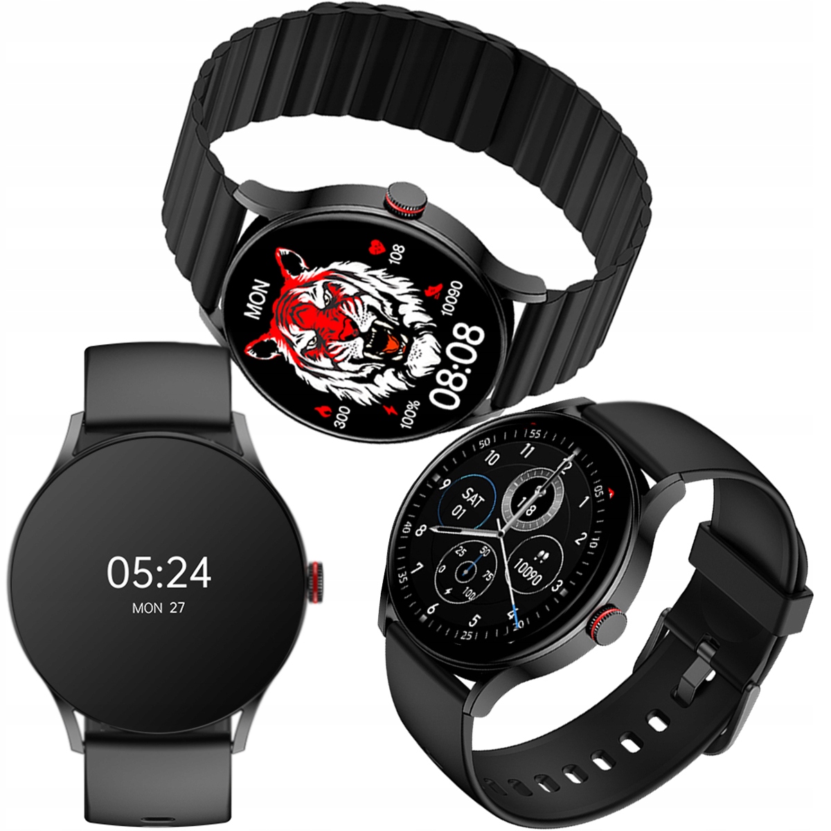 

Smartwatch zegarek sportowy Imiki TG1 czarny 1,43"