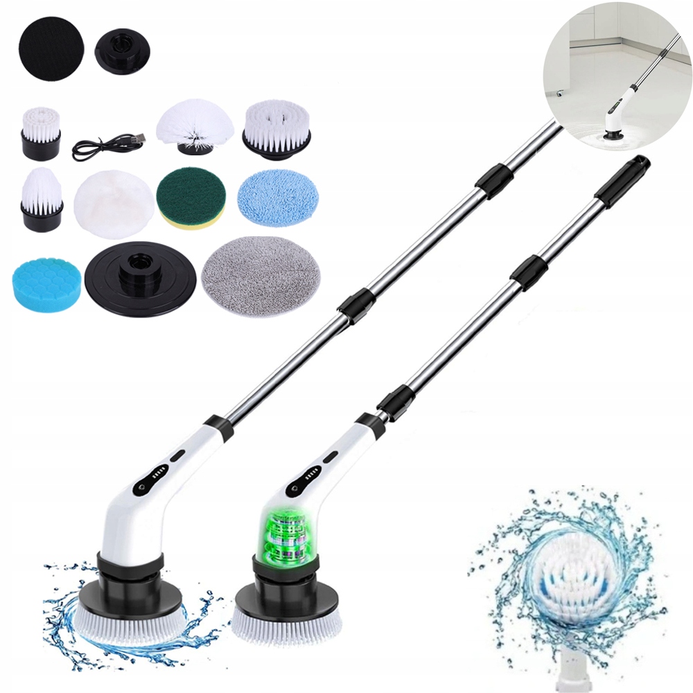 Elektrický Čisticí Kartáč Bezpilotní, Přenosný, Výkonný, 2000 Mah