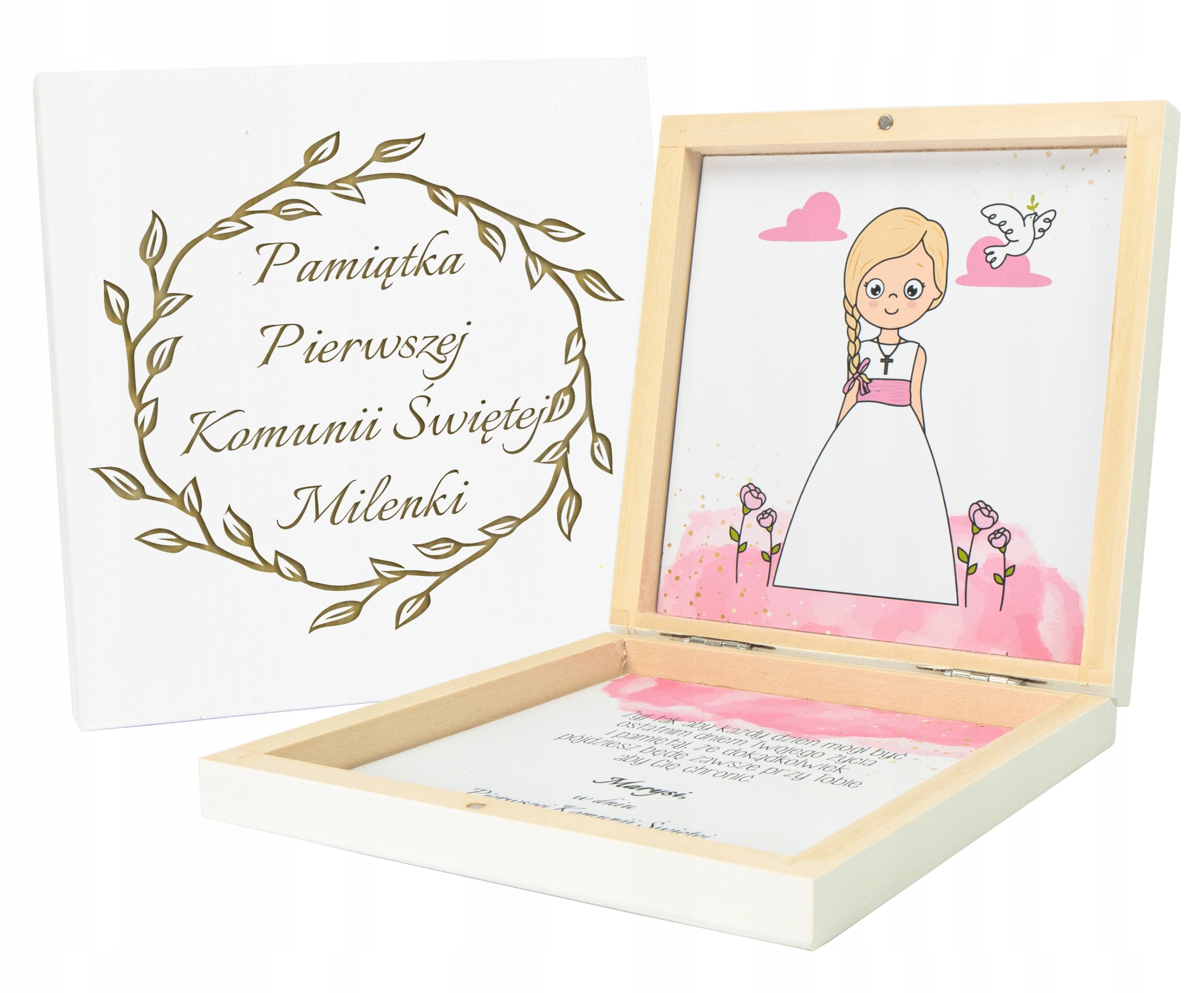 

Pudełko Pieniądze Pierwsza Komunia Święta