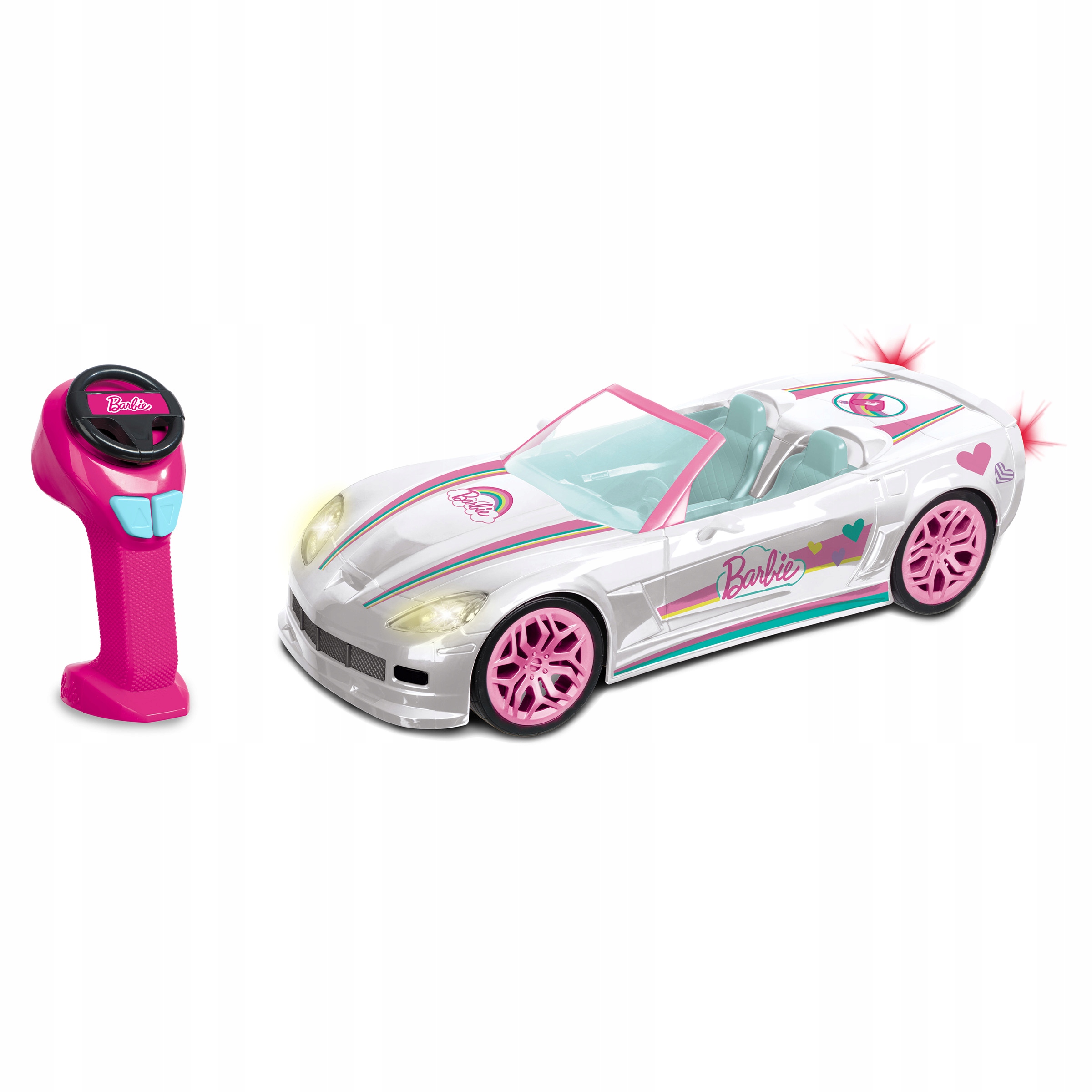 BARBIE Kabriolet AUTO Samochód Sterowany R/C Dla Lalek BIAŁY Kod producenta Barbie