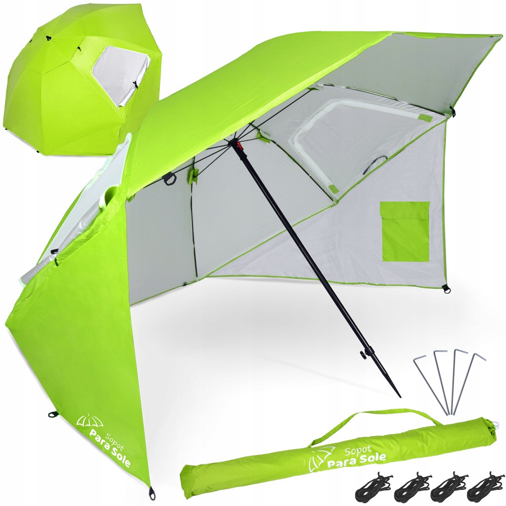 Parasol Plażowy Sopot Para Sole Upf 50+ Idealny na Plażę do Ogrodu SP0784