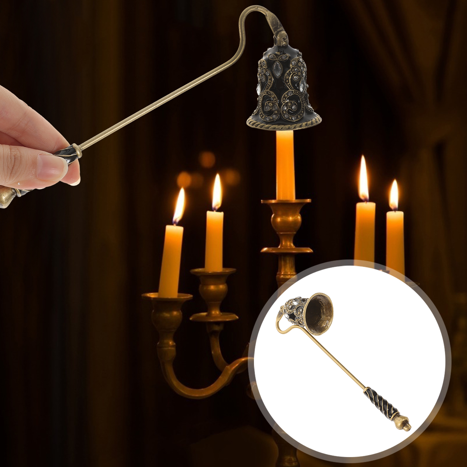 GAŚNICA Z DŁUGIM UCHWYTEM NA ŚWIECĘ Liczba elementów w zestawie 0 szt.