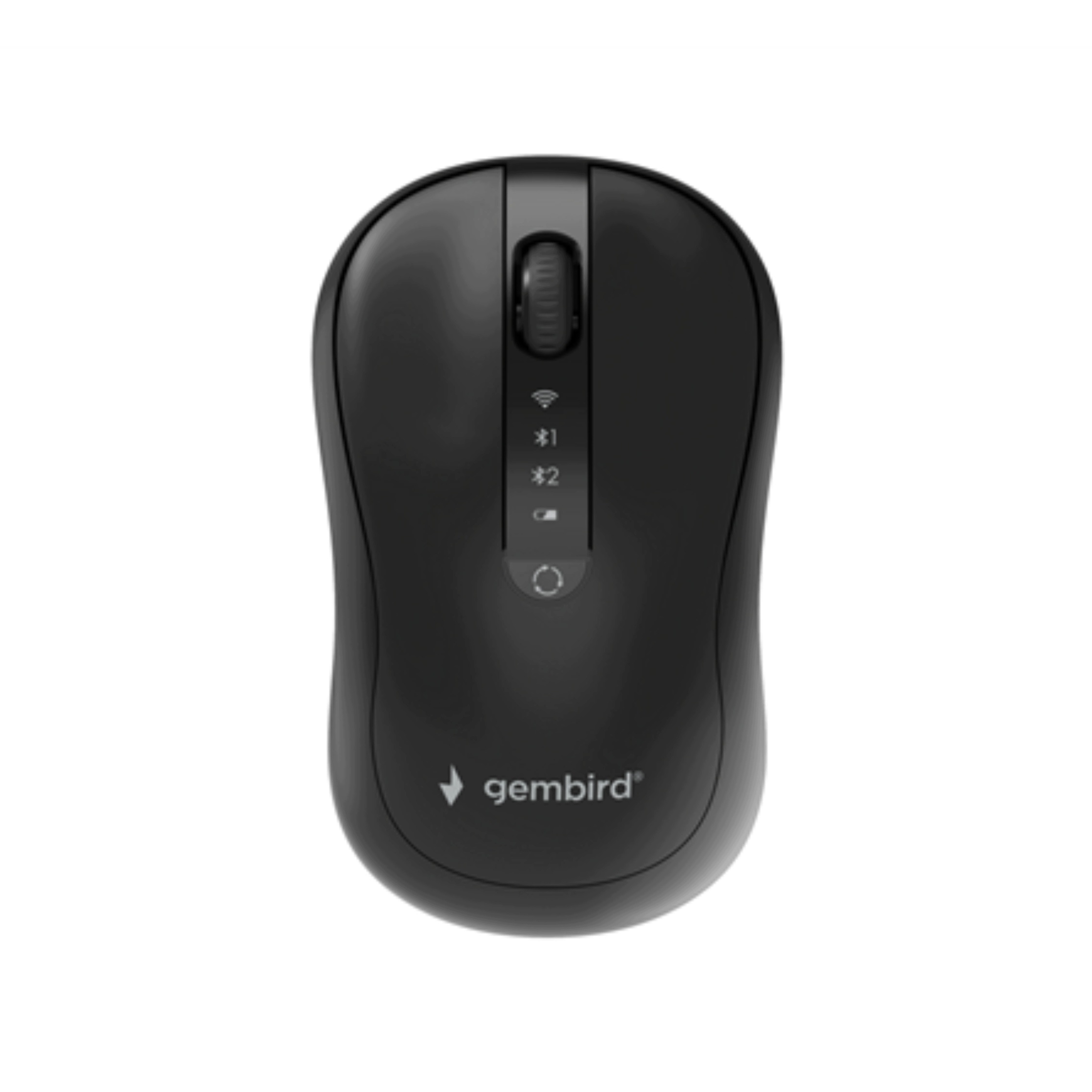 Gembird Mysz Bezprzewodowa Dual Mode (2.4G Bt) 1600 Dpi, 4 Przyciski, Kol