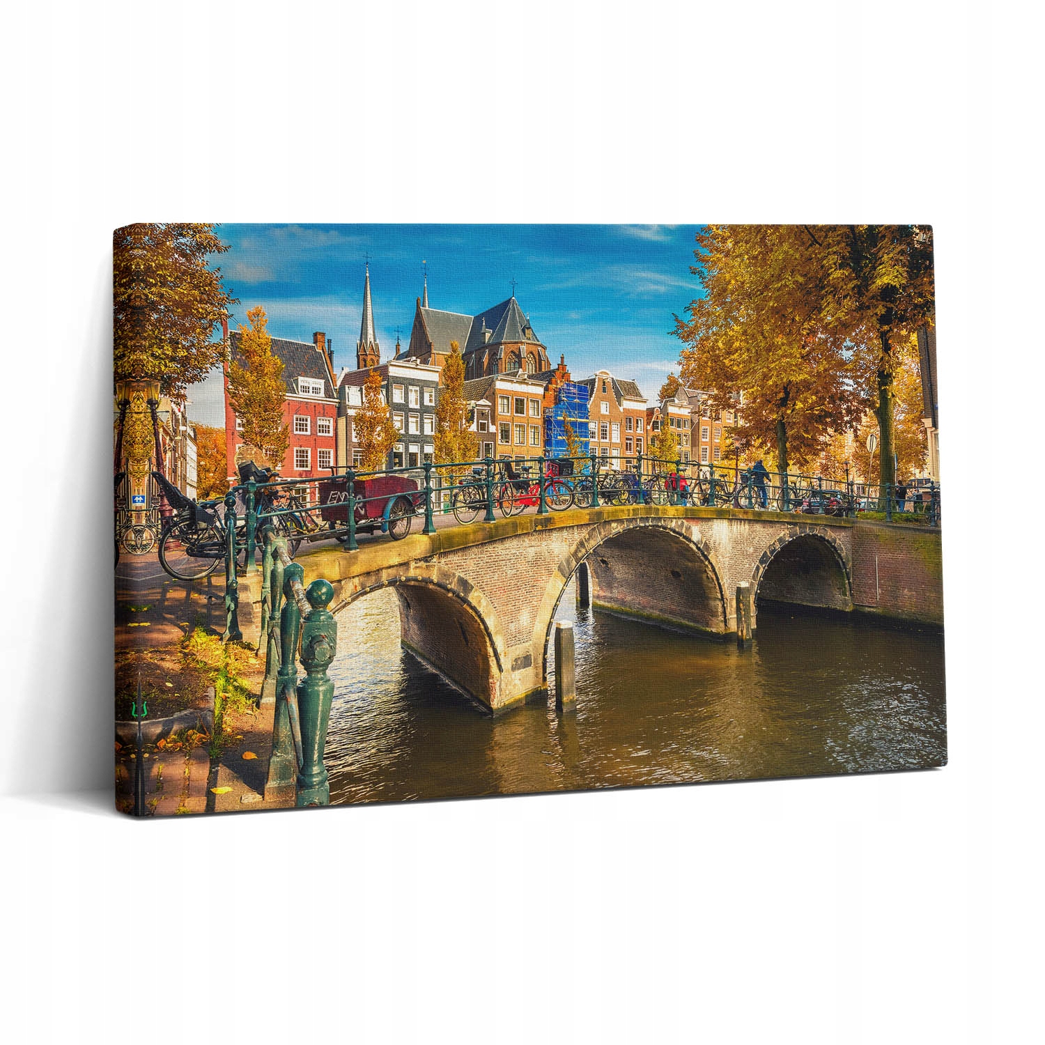 Foto Obraz Plátno na zeď do posilovny Podzimní Chandra Amsterdamu 30x20 cm