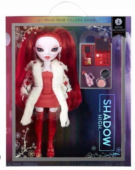 Rainbow High Shadow Lalka Rosie Redwood Fashion Akcesoria