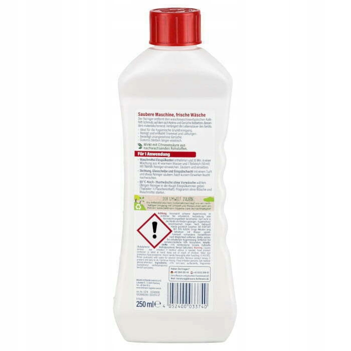 Heitmann Środek do Czyszczenia i Pielęgnacji Pralek 250 ml — 7