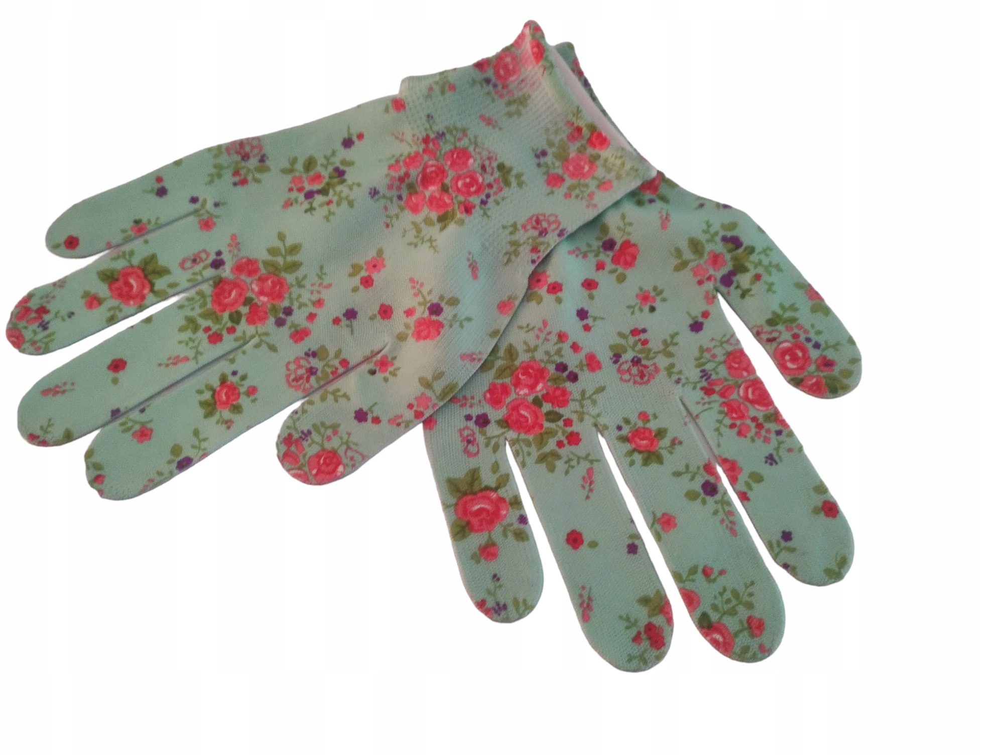 RĘKAWICE OGRODNICZE MIĘTOWE ArtGarden R.S CIEŃKIE RÓŻE