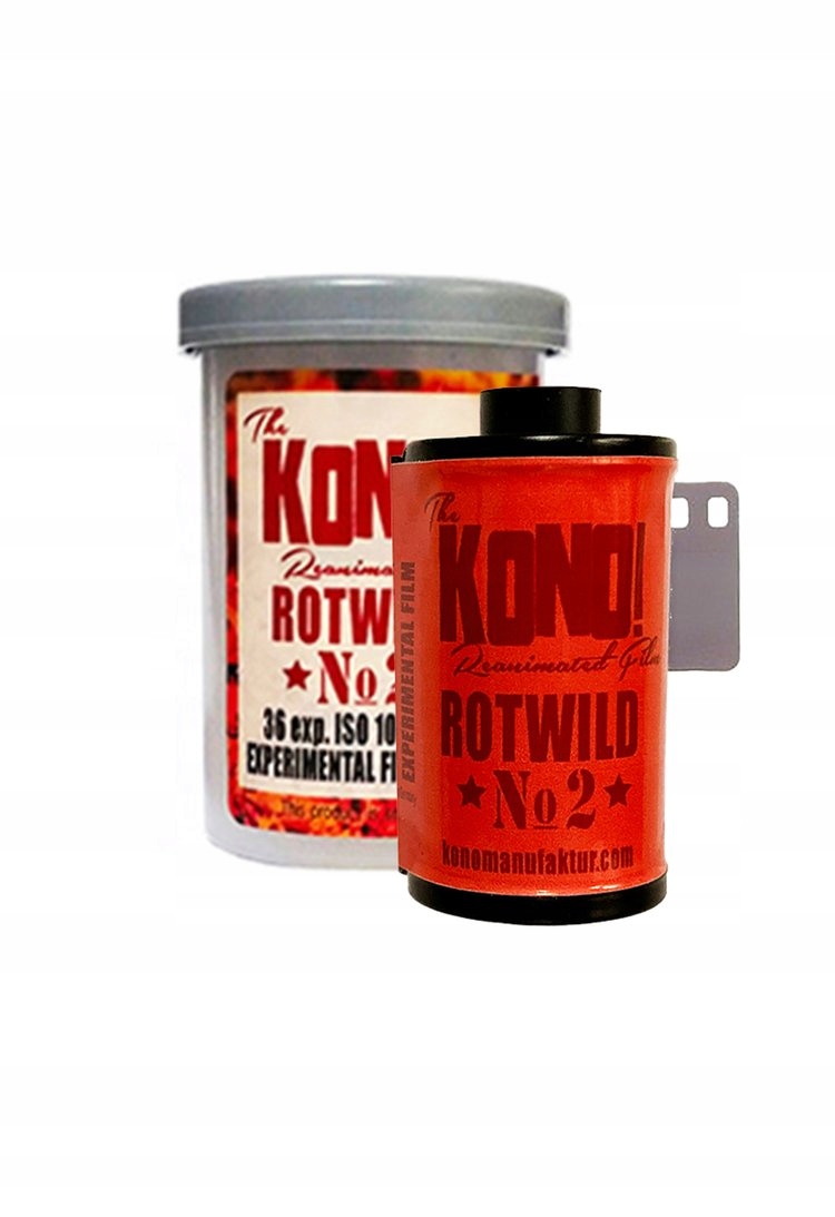Film Kono! Rotwild No2, redscale, 35mm
