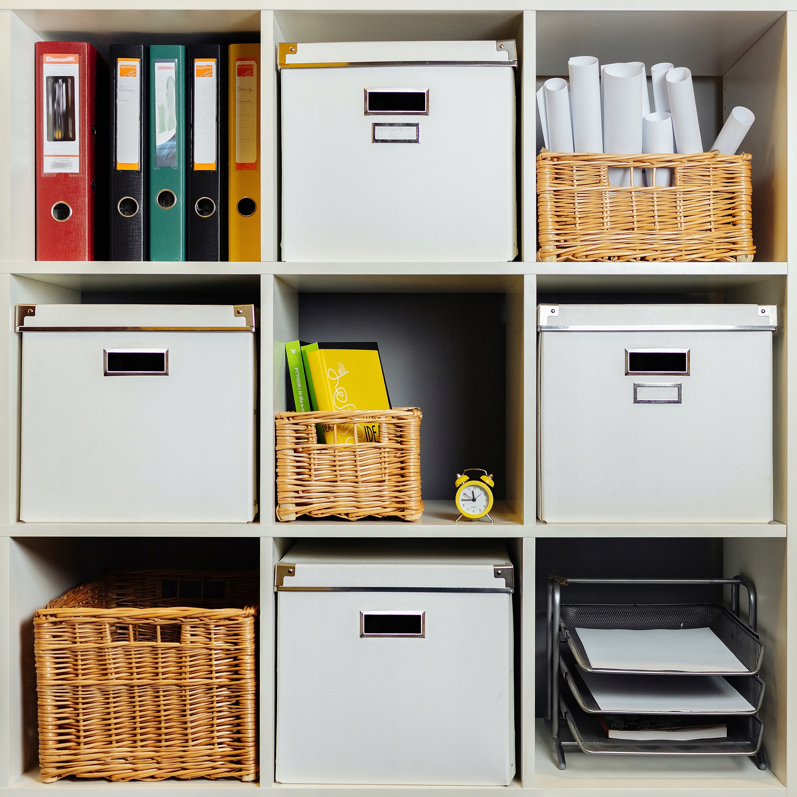 Skrzynka wiklinowa regałowa kosz pojemnik 30x20 cm Marka Creative Home