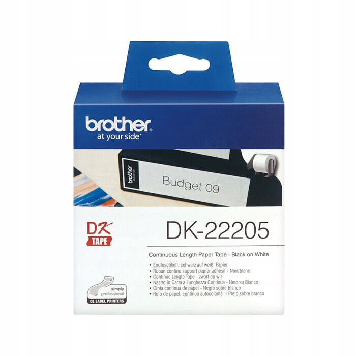 

Taśma Brother DK-22205 62mm 30,48m oryginalna