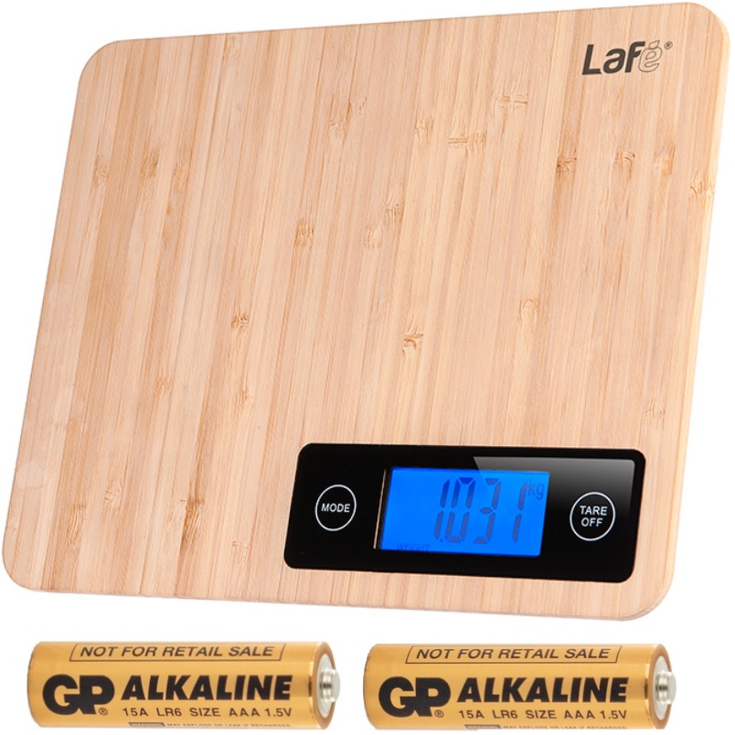 

Waga Kuchenna Bambusowa 5kg Dokładna Tara Lafe