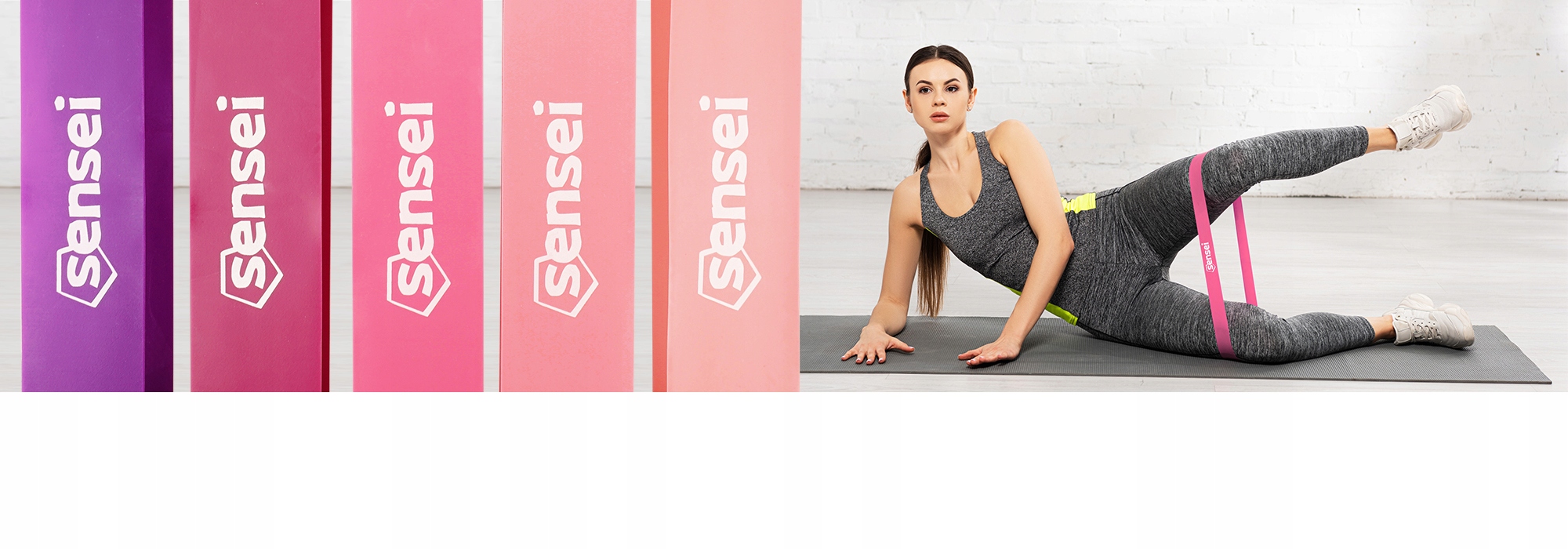 ZESTAW 5 GUM DO ĆWICZEŃ SENSEI MINI BAND, Taśmy Oporowe Fitness Liczba sztuk w zestawie 5
