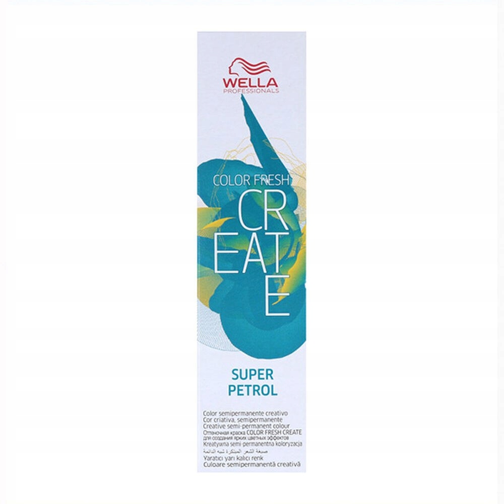 Permanentní barvení Wella Color Fresh Create Petrol Tyrkysová (60 ml)