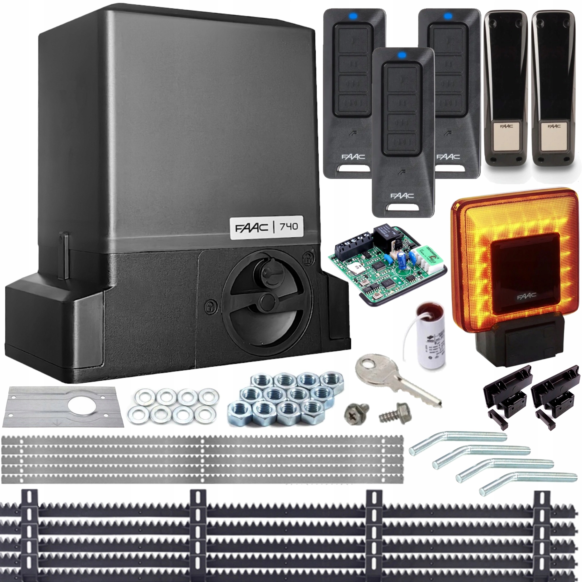 Sada pohonu pro Faac 740 Lampa 5x Lišta