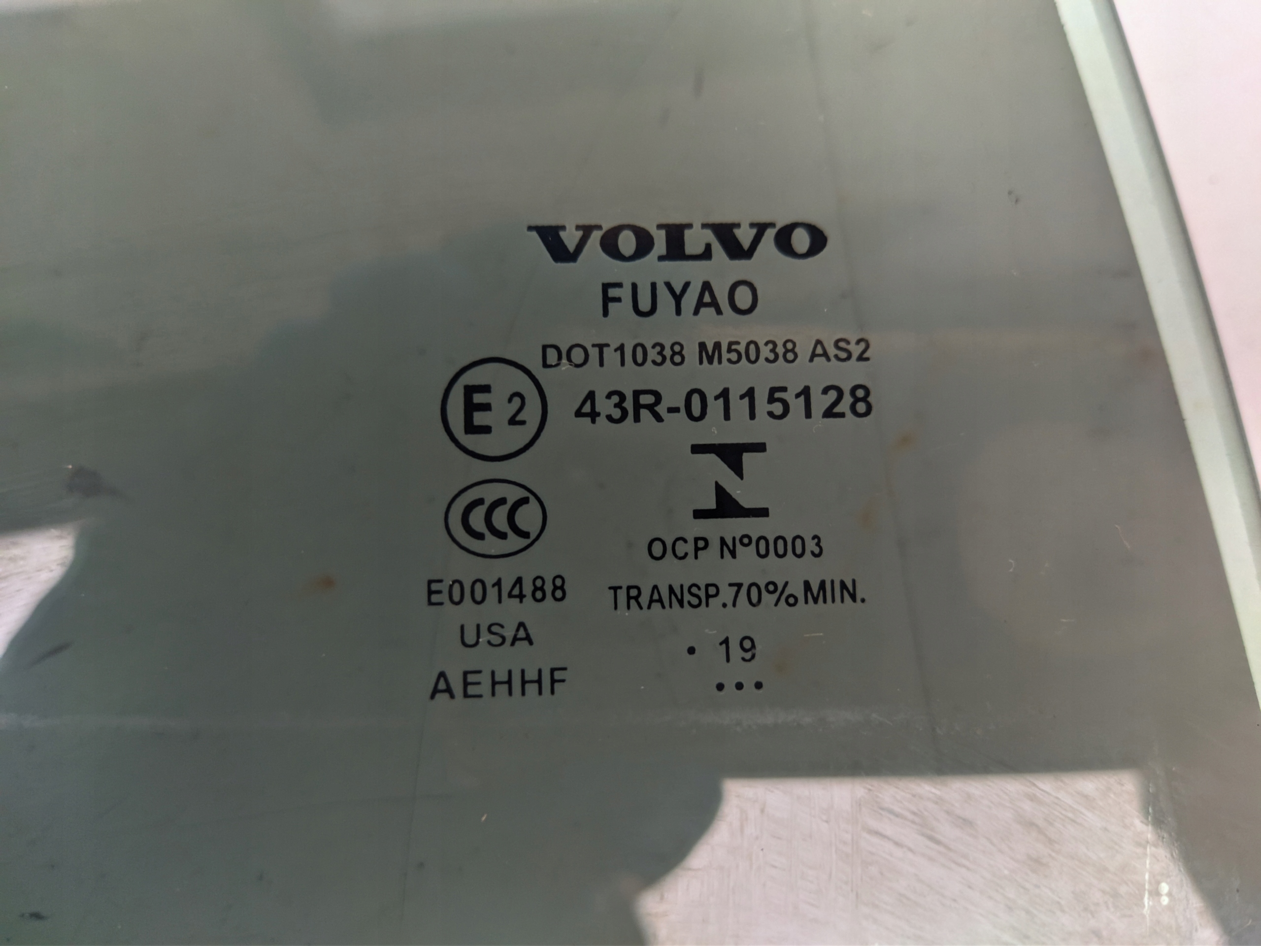 window door right rear part rear VOLVO S60 III 19