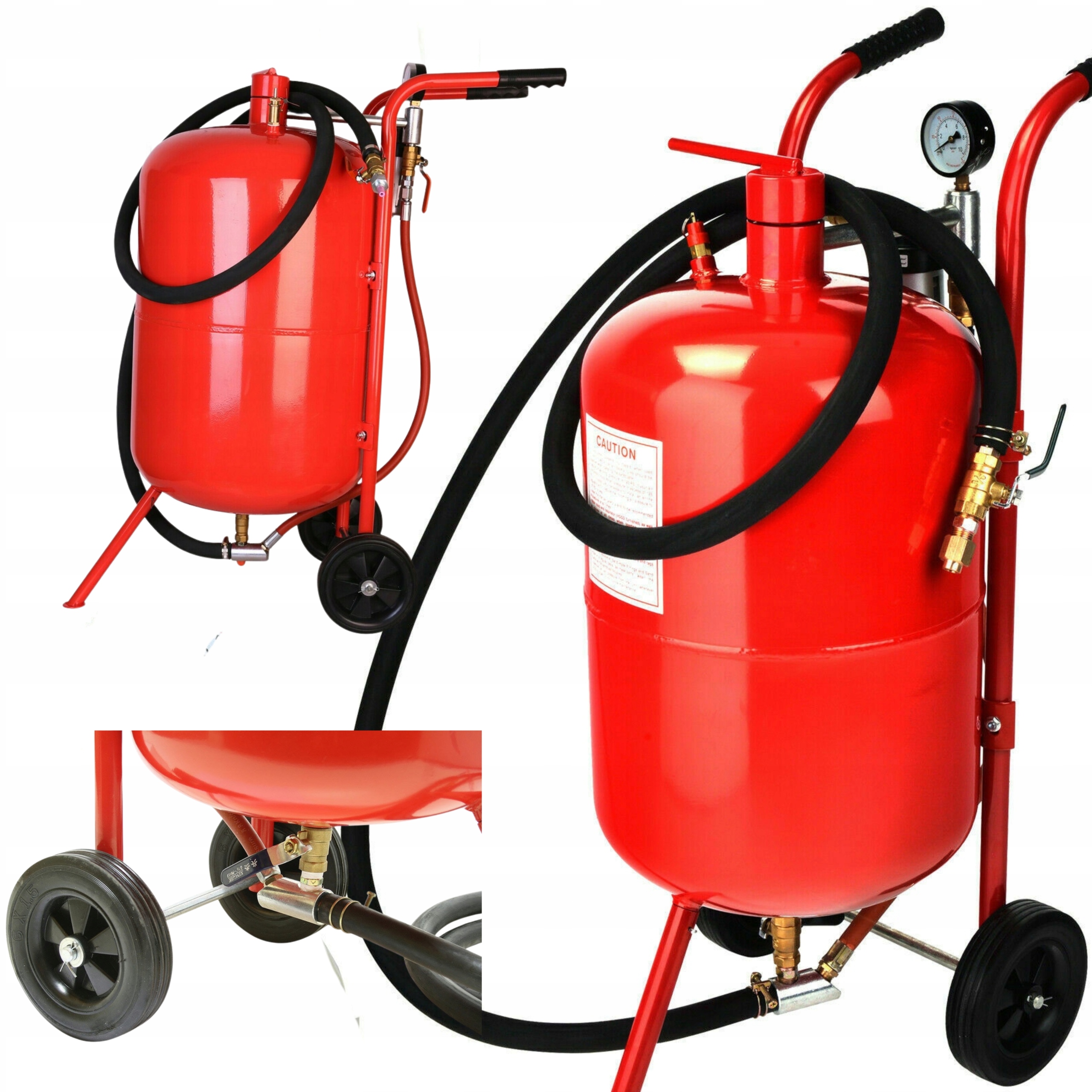 Сифонный пескоструйный аппарат AppTech 78 л