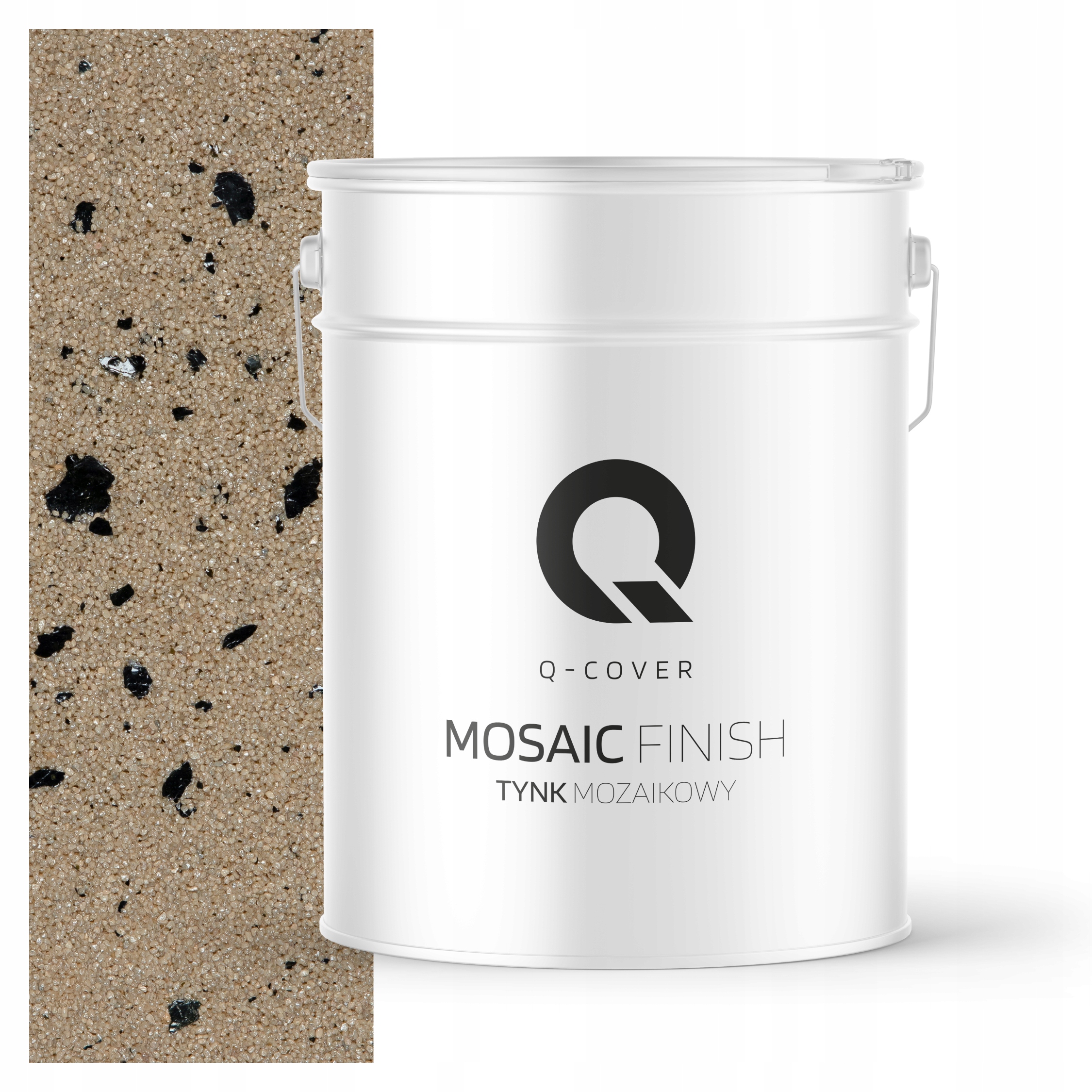 Mozaiková Omítka Mozaika 12,5 Kg Hnědá Světlá S Černou Slídou M92 Premium Mika