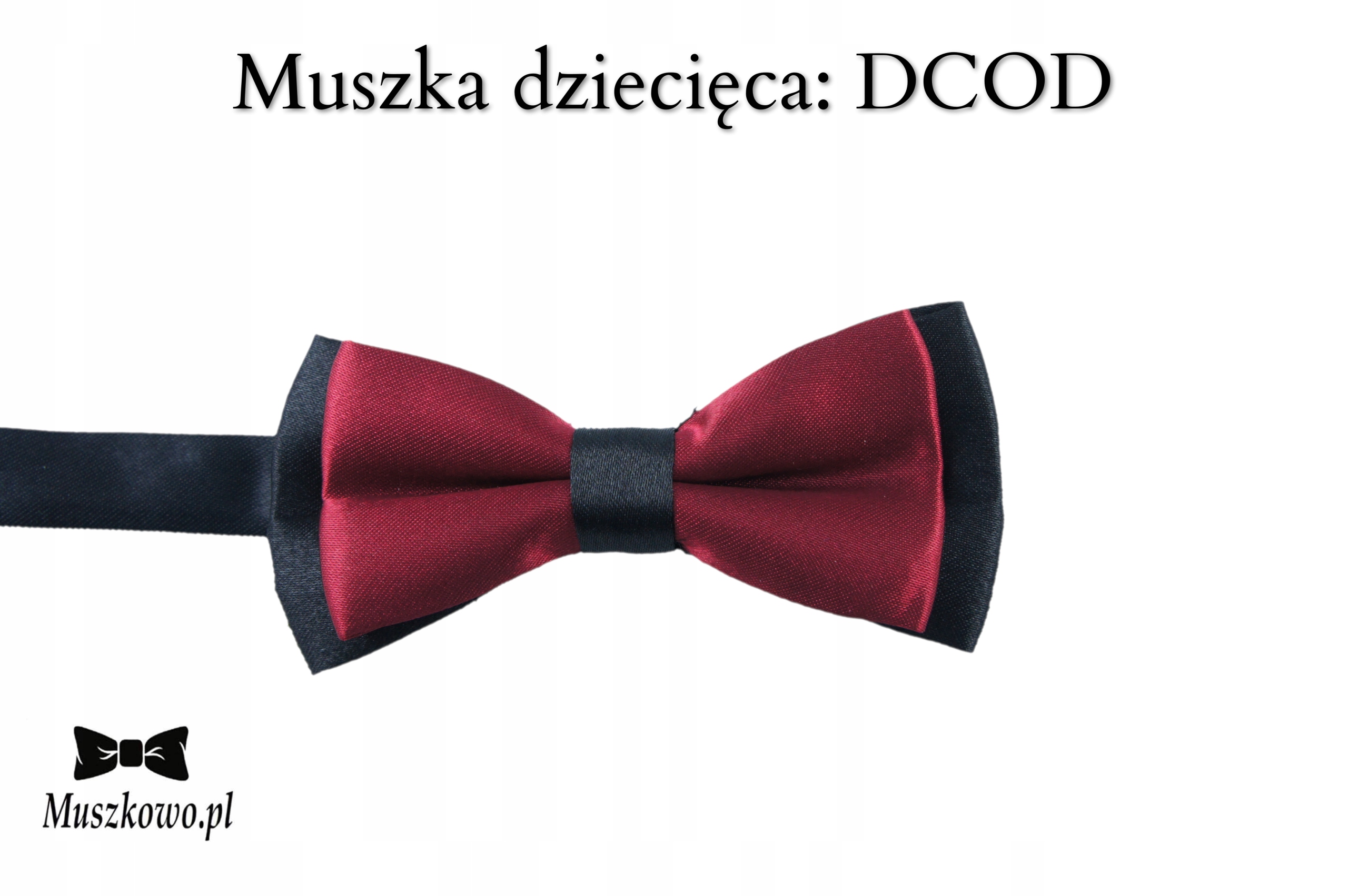 BORDOWE Szelki i mucha muszka dziecięca ok. 7-12 lat WZORY DO WYBORU Płeć chłopcy