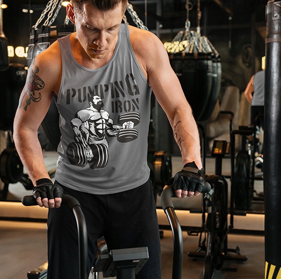 TANK TOP SIŁOWNIA PUMPING IRON 2 Marka inna