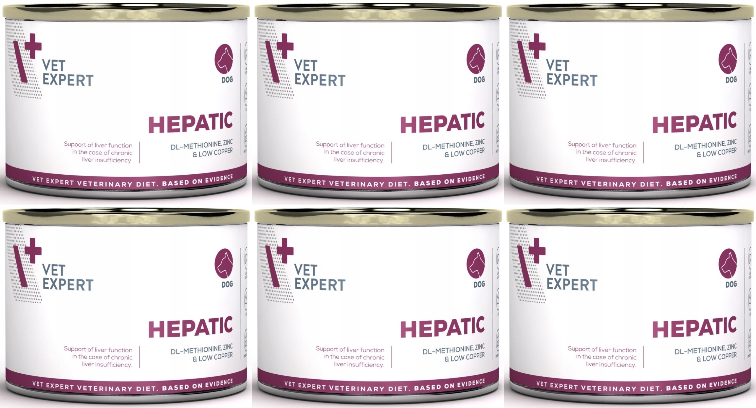 Levně 4T VetExpert Dog Hepatic konzervy 6 x 200 g