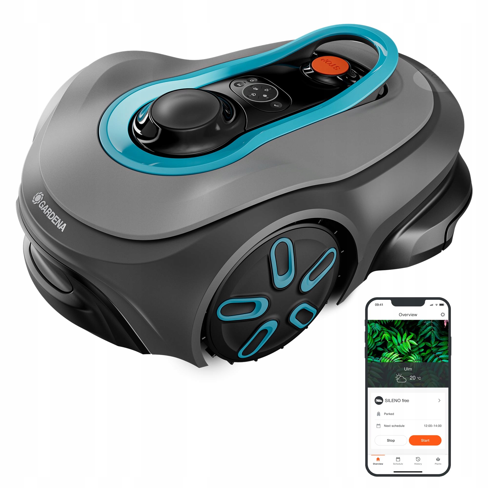 Robotická kosačka Gardena Sileno free 750 m² tichý bezdrôtový Smart